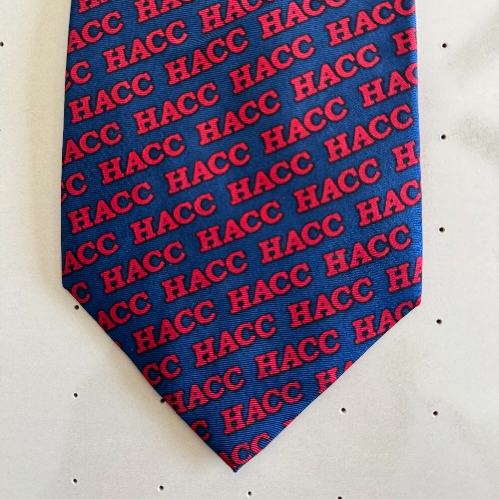 Vintage Harrisburg HACC Central Pennsylvania's Community College PA Silk Tie